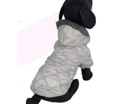 Papillon Dog Jacket Glamour With Silver Spangly 25cm For Sale