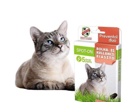 Preventol Duo Flea And Tick Spot-on For Cats (1-20kg) on Sale