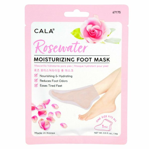 Cala: Moisturizing Foot Mask Rose #67175 Supply