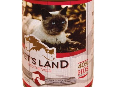 Pet s Land Cat Beef Liver & Lamb With Apple - 415g on Sale