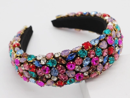 Rhinestone Padded Headband on Sale