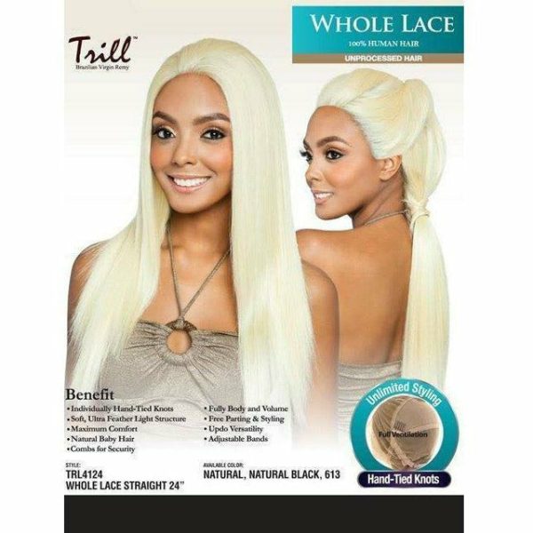 Trill: Whole Lace Front Wig 24  - Straight Online