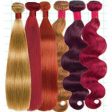 9A Unprocessed Virgin Hair 3 Bundle + Closure Deal - Body Wave - Custom Colors For Sale