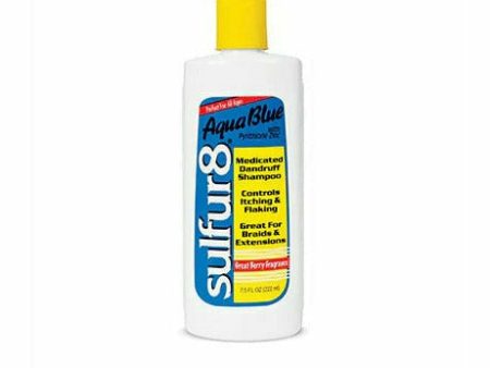 Sulfur8: Aqua Blue Medicated Dandruff Shampoo 7.5 oz Discount