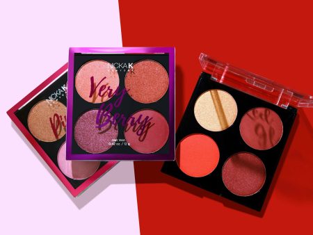 Nicka K: 4 Color Blush Palette Hot on Sale