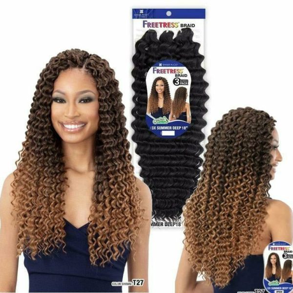 FreeTress: 3X Summer Deep 18  Crochet Braids - FINAL SALE on Sale