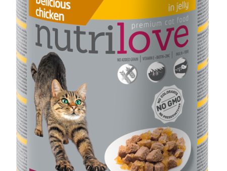 Nutrilove Adult Cat Chicken - Can 400gr Online