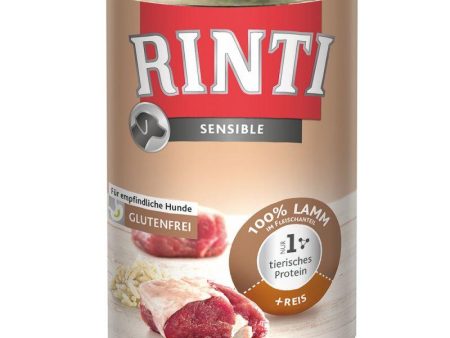 Rinti Sensible Saver Pack  12x800g - Lamb & Rice Hot on Sale