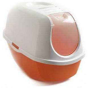 NEW Moderna Smart Cat Litter Box  Orange  on Sale