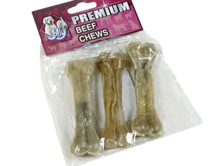 Karlie Pressed Bone Rawhide Packed - 25-30g Supply