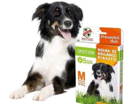 Preventol Duo Flea and Tick spot-on for dogs M (20-40kg) Discount