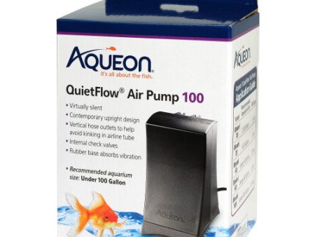 Aqueon QuietFlow Air Pump Black, 1ea 100 by Aqueon Online now