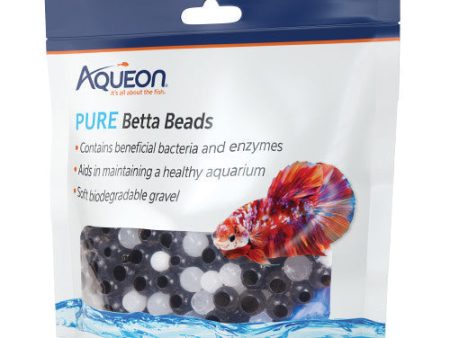 Aqueon Betta Beads Black & White, 1 Each One Pouch by Aqueon Hot on Sale