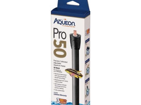 Aqueon Adjustable PRO Aquarium Heater 1ea Up To 20 Gallon, 50 W by Aqueon Supply